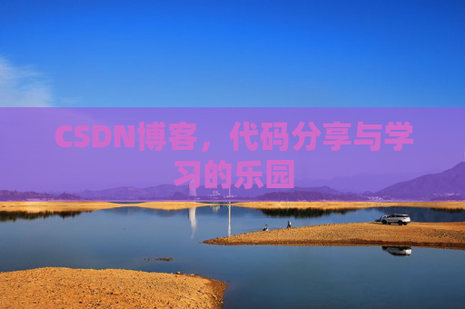 CSDN博客，代码分享与学习的乐园